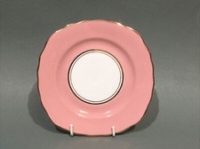 Colclough Bone China “ Ballet “ Harlequin Pink Tea Plate