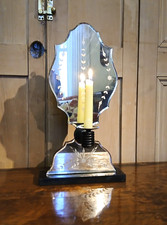 VINTAGE ETCHED MIRROR STANDING