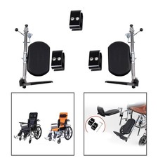 Standard Wheelchairs Footrest ,Wheelchair Legrest Footplates Adjustable Legs