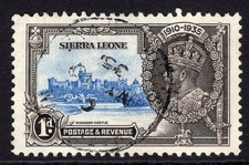 SIERRA LEONE 1935 SILVER