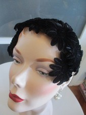 VINTAGE FLORAL 1950s HAT