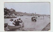 Antique RPPC Postcard - The Sands, Whitley Bay. Tyne and Wear. S 63189.