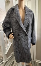 TOPSHOP Boucle Coat Size M