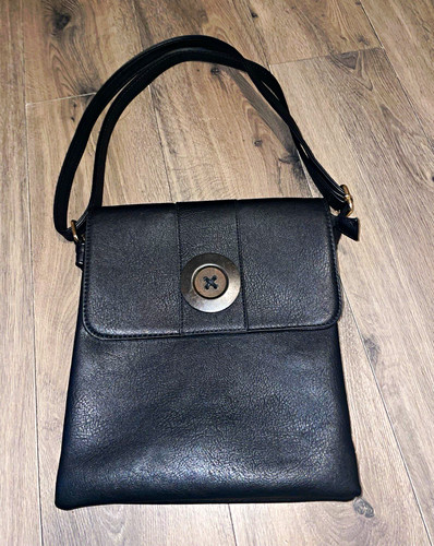 Women black faux leather - black,