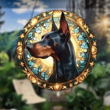 DOBERMANN Dog Suncatcher