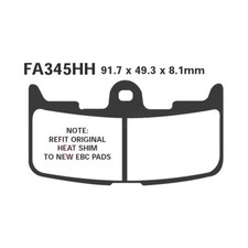 PAIR OF PADS EBC EPFA