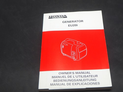 Honda generator eu20i owner - honda,