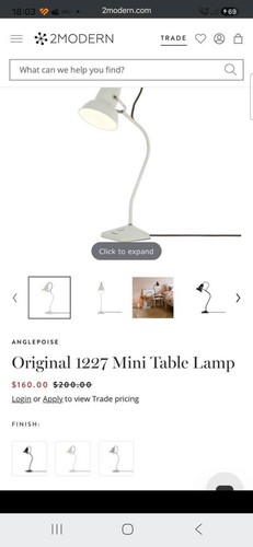 Anglepoise original 1227 mini - original,