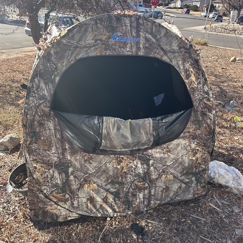 Hunting blind pop tools - up, no