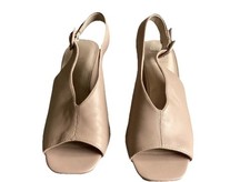 BNWOB Nude peep toe Marks and