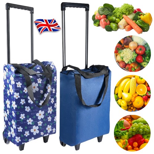 Shopping trolley with wheels - with,