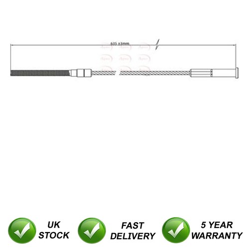 Hand brake cable front - hand,