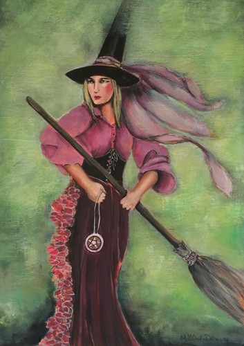 Witch wicca broomstick - ,