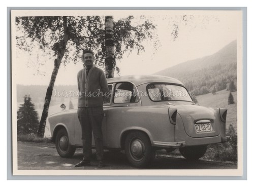 Man before trabi - man,