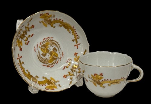 Meissen yellow dragon - dragon, dot