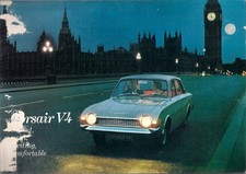 Ford Corsair V4 Early-Mid 1967 UK Market Brochure De Luxe 2000 2000E Estate FAIR
