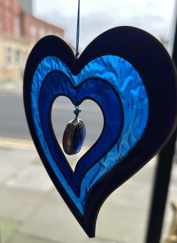 Hanging dark blue and - hanging,