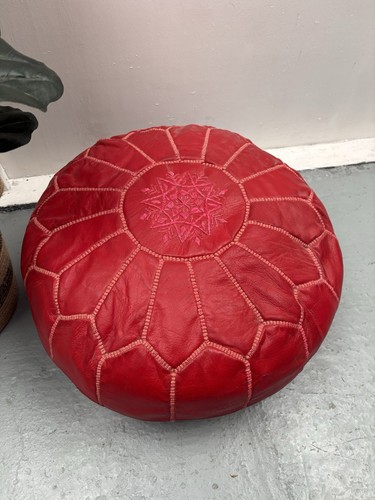 Moroccan handmade red real - moroccan,
