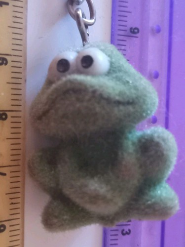 Vintage old keyring soft plush - old,