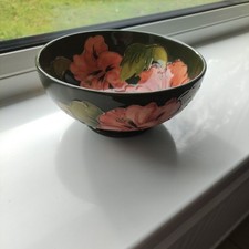 Moorcroft Hibiscus Footed Bowl