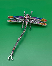 Brooch Dragonfly Enamel