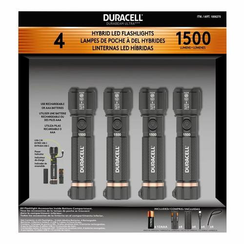 Duracell 500 lumen dual - duracell, 1,500