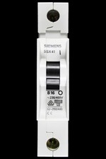 SIEMENS 16 AMP CURVE B 10kA