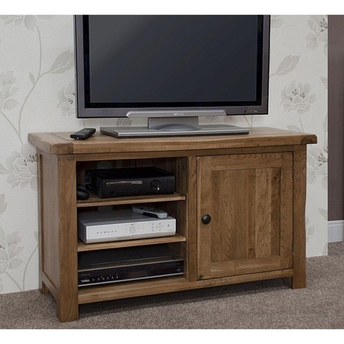 Solid oak television cabinet - television,
