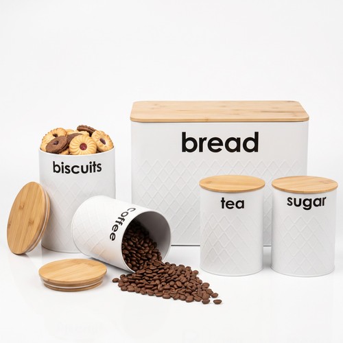 5pcs kitchen storage tins - storage,