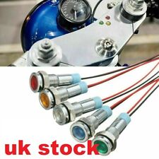 1 x 6 mm LED DASH PANEL WARNING LIGHT 12V CAR VAN LORRY BIKE BOAT WARNING SS,.,,