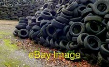 Photo 6x4 Stacks of Scrap Tyres Ashfield This huge yard is completely fil c2009