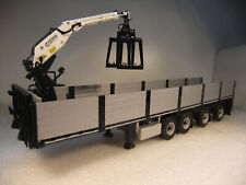 1:50 WSI Models 04-2088 - 4 Axle Brick Trailer with Kennis Crane - MIB