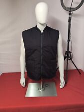 mens navy body warmer Large