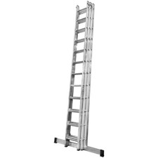 Lyte Triple Section Industrial Professional Aluminium Extension Ladder
