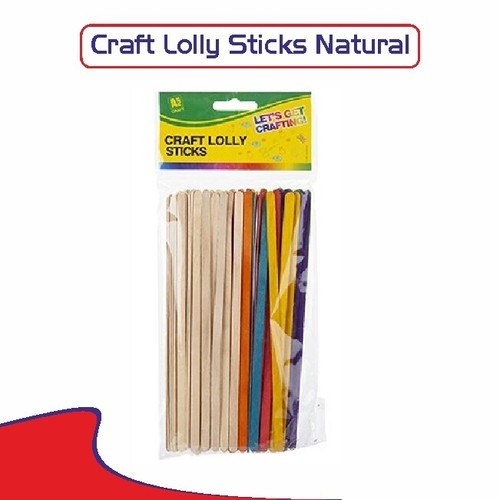 Craft lolly sticks natural - craft,