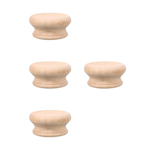 4pcs wooden furniture finials - 4pcs,
