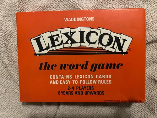 Waddingtons lexicon card - waddingtons,