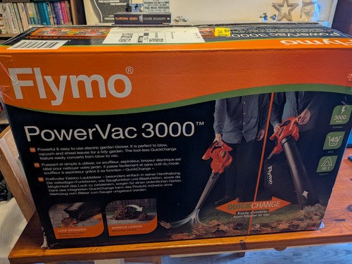 Flymo powervac 3000 1 - flymo, 3-in-1