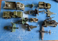 Job Lot Meccano, Britains Ltd, Matchbox Military Vintage Toys - Restore, Spares
