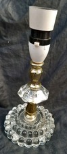 Vintage bobbin-style glass and