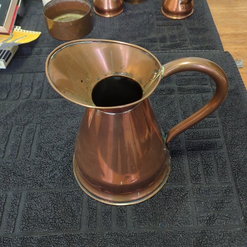 Vintage copper water jug - copper,