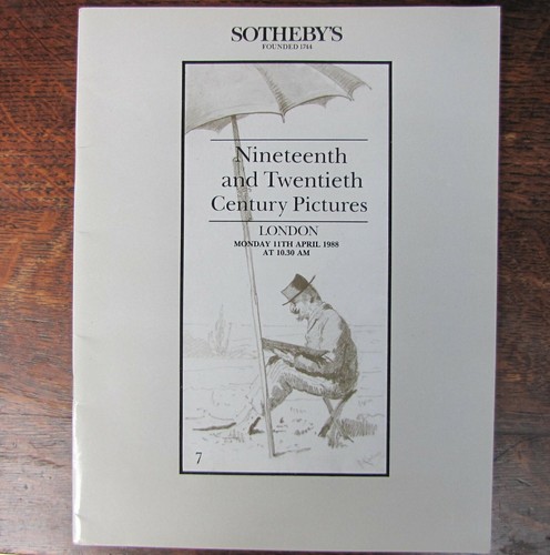 Sotheby catalogue 19th - catalogue., &
