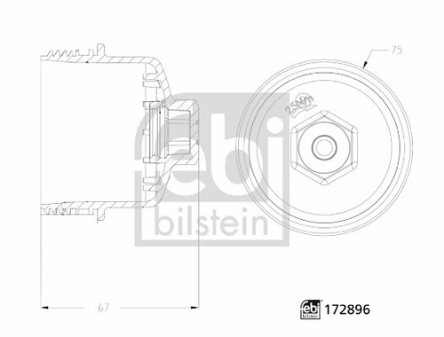 Febi bilstein 172896 cap - febi, cap,