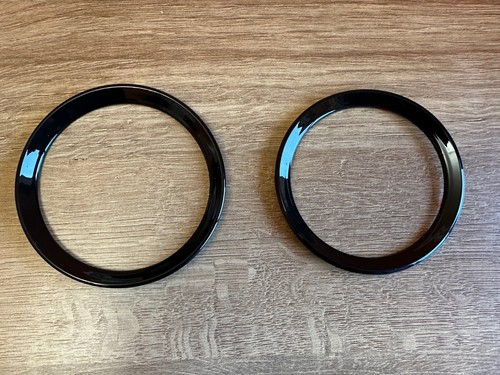 Gloss black front rear badge - +,