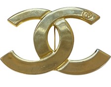 Chanel Gold Tone Interlocking