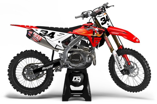 Honda motocross graphics - honda,