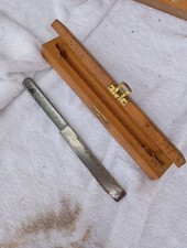 John Heiffor (Sheffield) Microtome Blade– with Box Bit Rusty