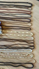 Vintage Plastic Beaded Party Necklaces X16 Mardi Gras Fused Beads Retro 80s