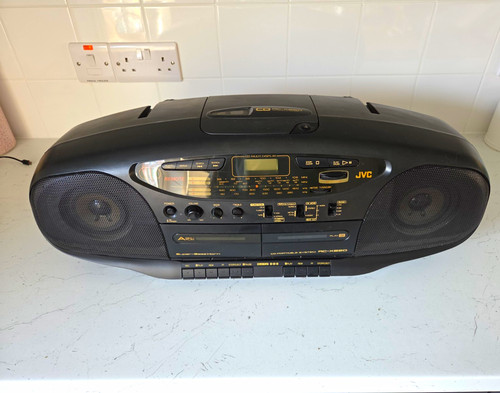 Jvc boombox x620 fm cd - jvc, am/fm