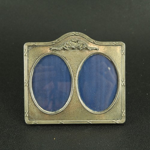 Vintage solid silver double - solid,